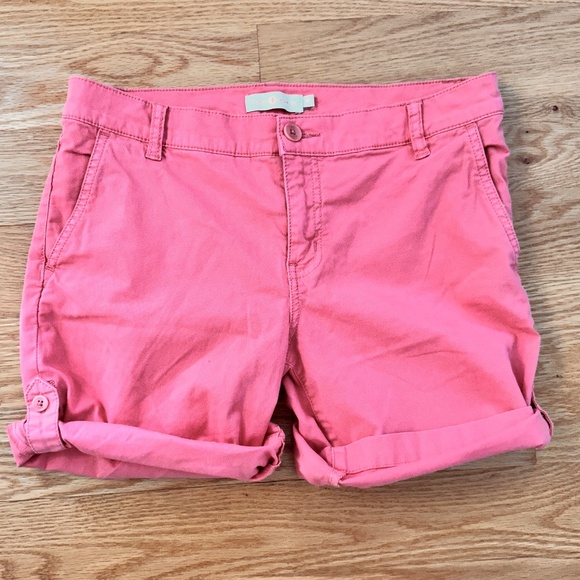 Tory Burch Roll-Up/Roll Down Chino Shorts (27) - Picture 1 of 14